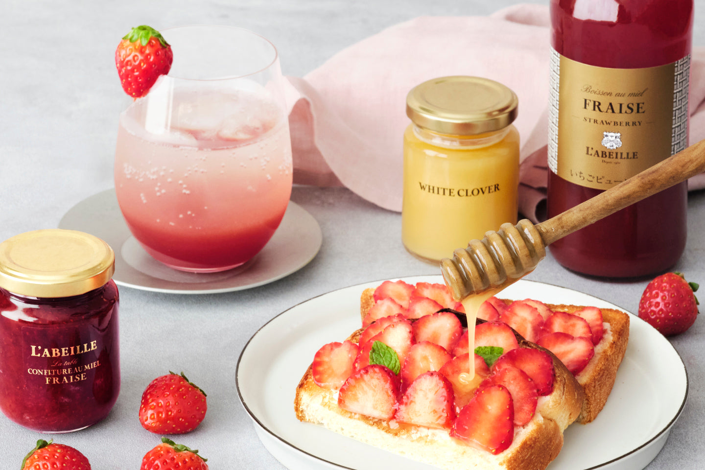 いちごとはちみつ – L'ABEILLE ONLINE SHOP