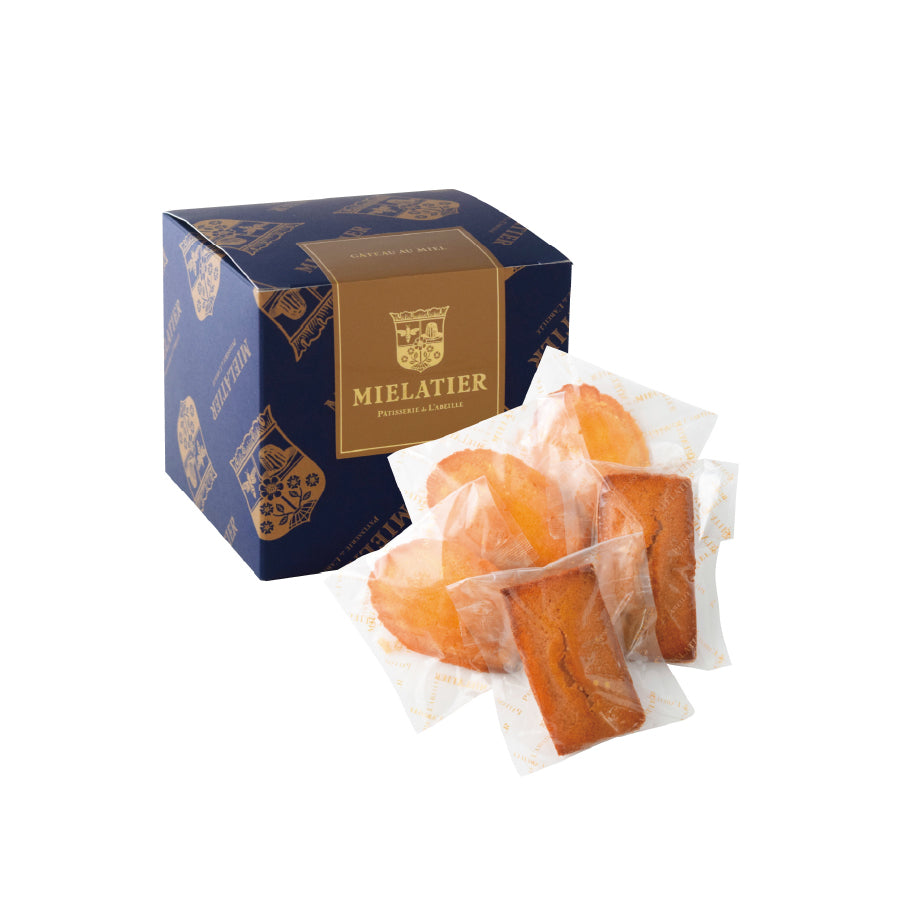Financier/Madeleine Cubes (2 financiers + 3 madeleines)