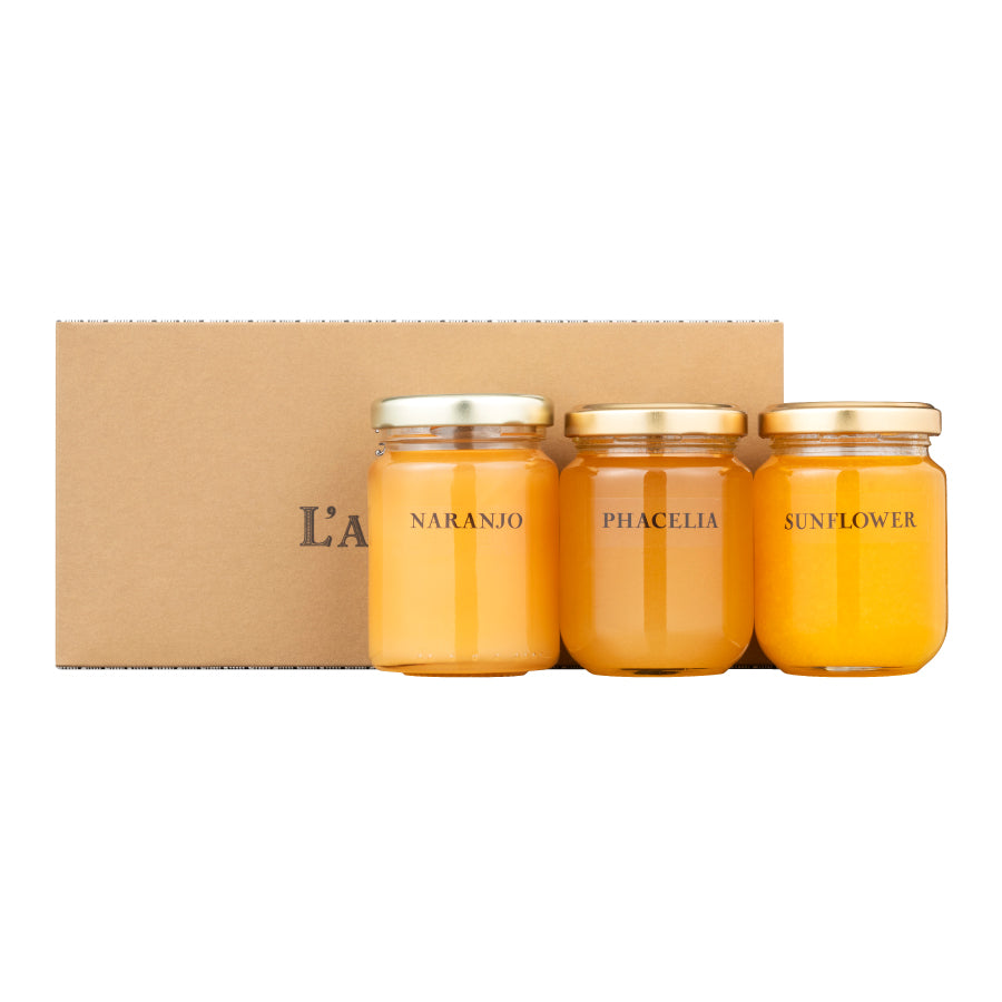 Honey gift for toasting (trio)