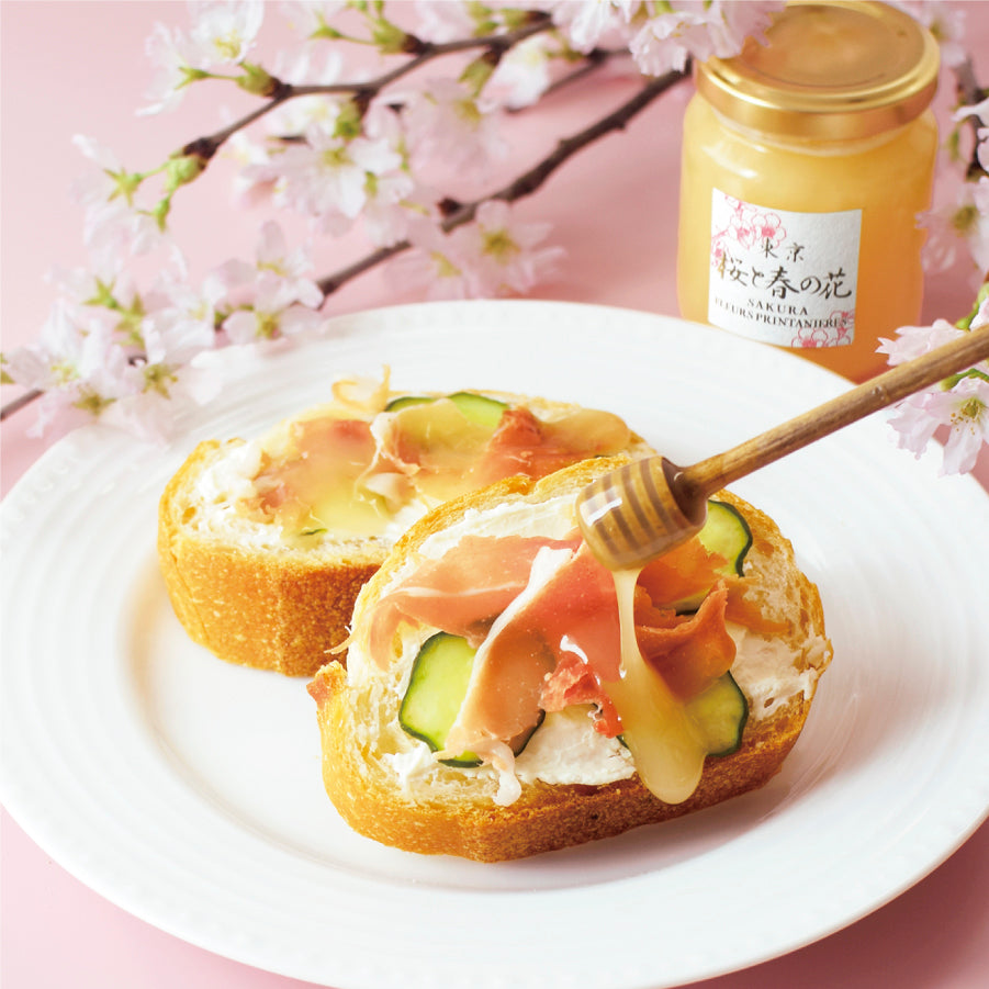 はちみつ 東京 桜と春の花 (竹芝) 125g – L'ABEILLE ONLINE SHOP