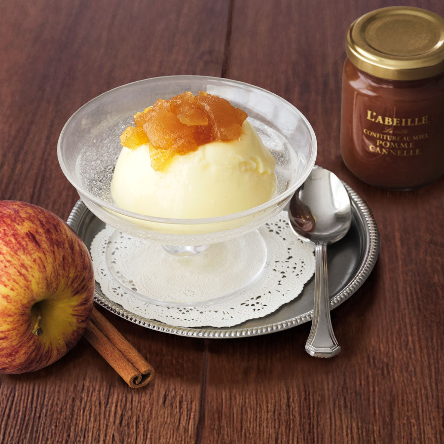 はちみつコンフィチュール りんご＆シナモン 110g（ブルガリア アカシア使用)