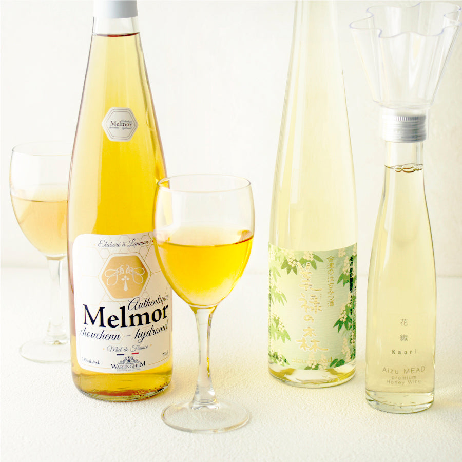 お酒】会津ミード 花織 （はちみつ酒）180ml【峰の雪酒造】 – L