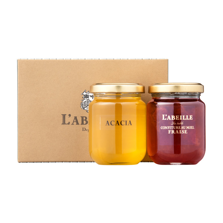 鐙　あぶみ　モンゴル　2つセット マヌカはちみつ・コンフィチュールギフト（トリオ） – L'ABEILLE