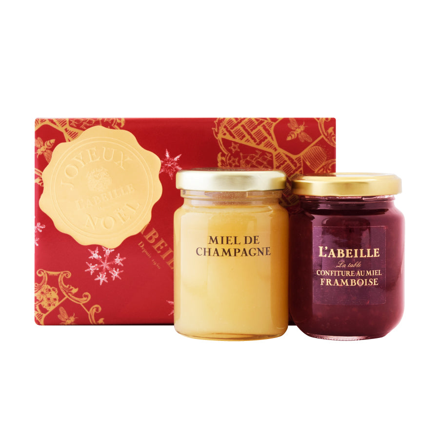 【クリスマス】はちみつコンフィチュールギフトデュオ（ミエルシャンパーニュ）