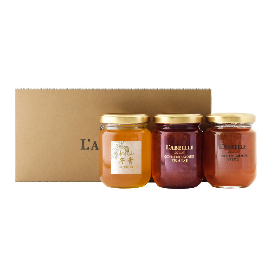【冬の贈り物】はちみつコンフィチュールギフト トリオ（和歌山冬青）
