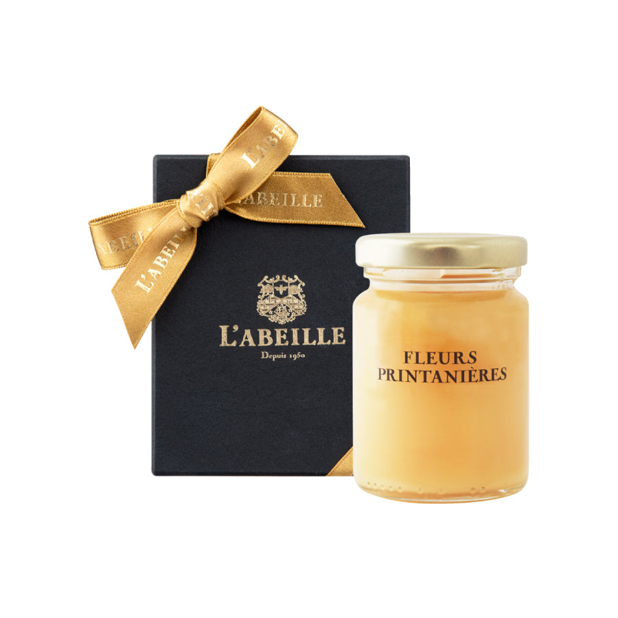 【春の贈り物】はちみつ BOX付き（春の花々）