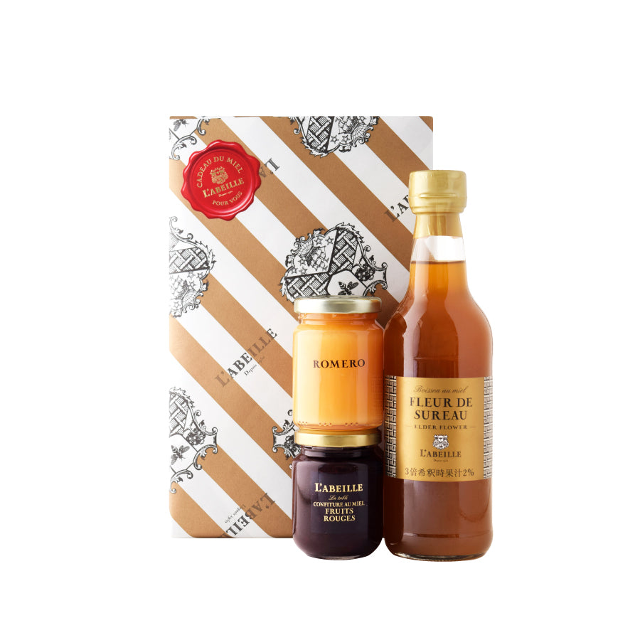 【母の日】はちみつドリンクコンフィチュールギフト（スペイン ローズマリー）